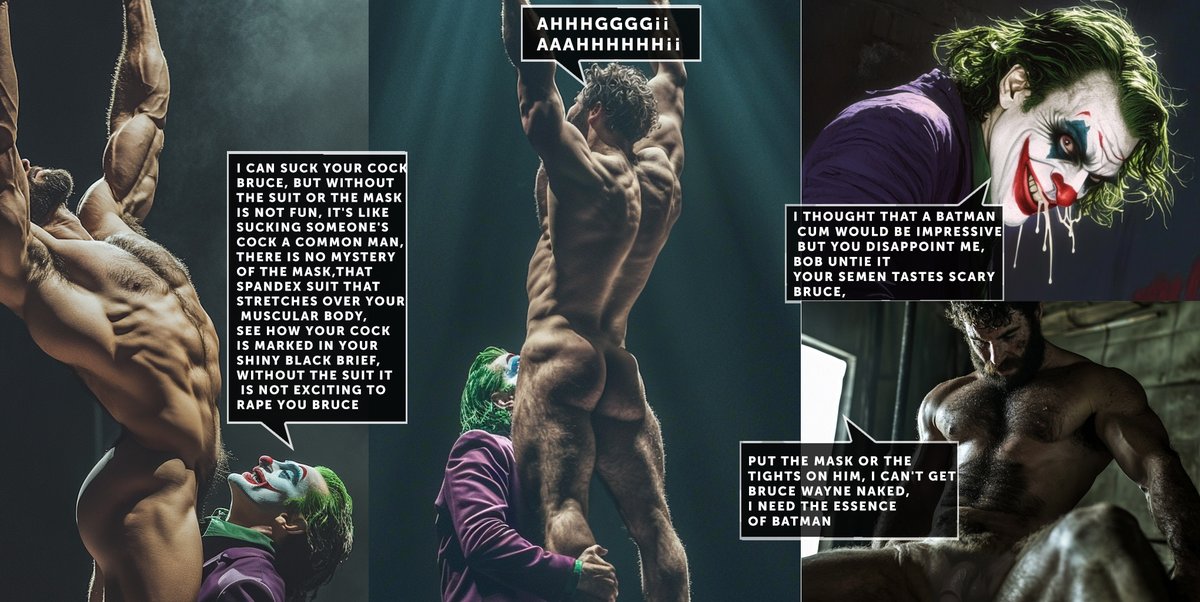 batmancave89's tweet photo. the joker's punishment Part 3 https://t.co/5eA823lHUh