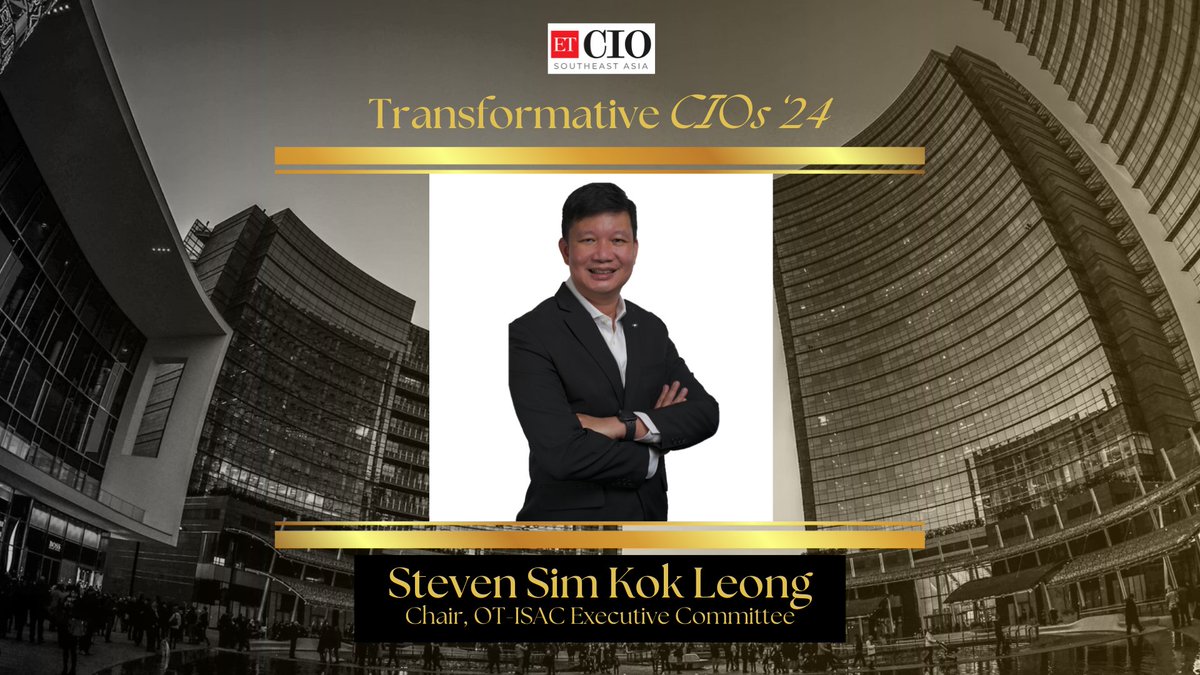 #TransformativeCIOsof2024 | ​Here's a sneak peek into the innovative measures implemented by Steven SIM Kok Leong, our ETCIO SEA Transformative CIOs 2024 Winner.

#transformation #leadership #technology 

ciosea.economictimes.indiatimes.com/news/strategy-…