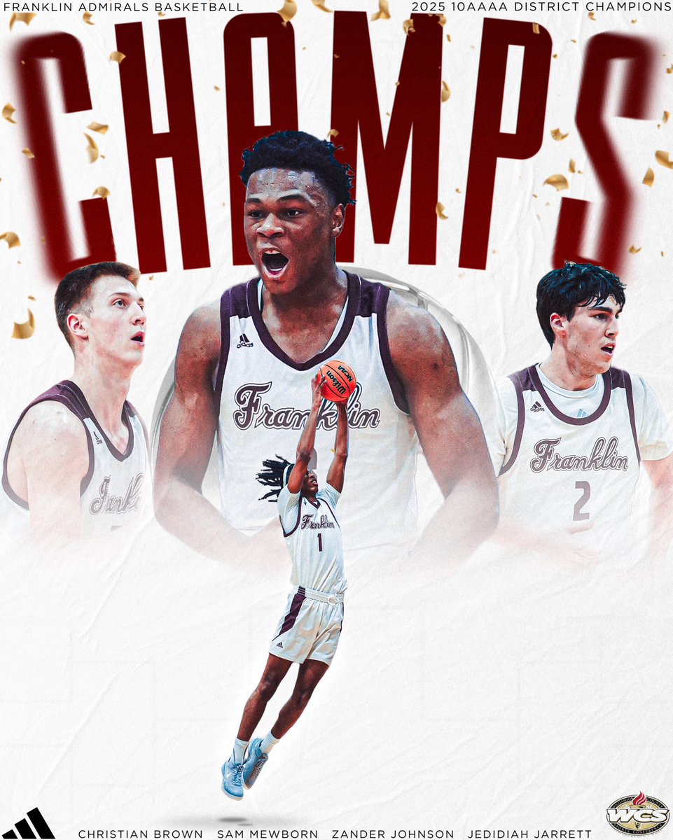 Page High Athletics (@wcsphsathletics) on Twitter photo Congrats to Franklin on winning the District 10AAAA Tournament 42-40 over Independence. <a href="/wcsFHSHoops/">Franklin Basketball</a> <a href="/wcsCOAthletics/">WCSsportsConference</a>
Graphic: Josh Spining (PHS Sports Marketing) Congrats to Franklin on winning the District 10AAAA Tournament 42-40 over Independence. <a href="/wcsFHSHoops/">Franklin Basketball</a> <a href="/wcsCOAthletics/">WCSsportsConference</a>
Graphic: Josh Spining (PHS Sports Marketing)