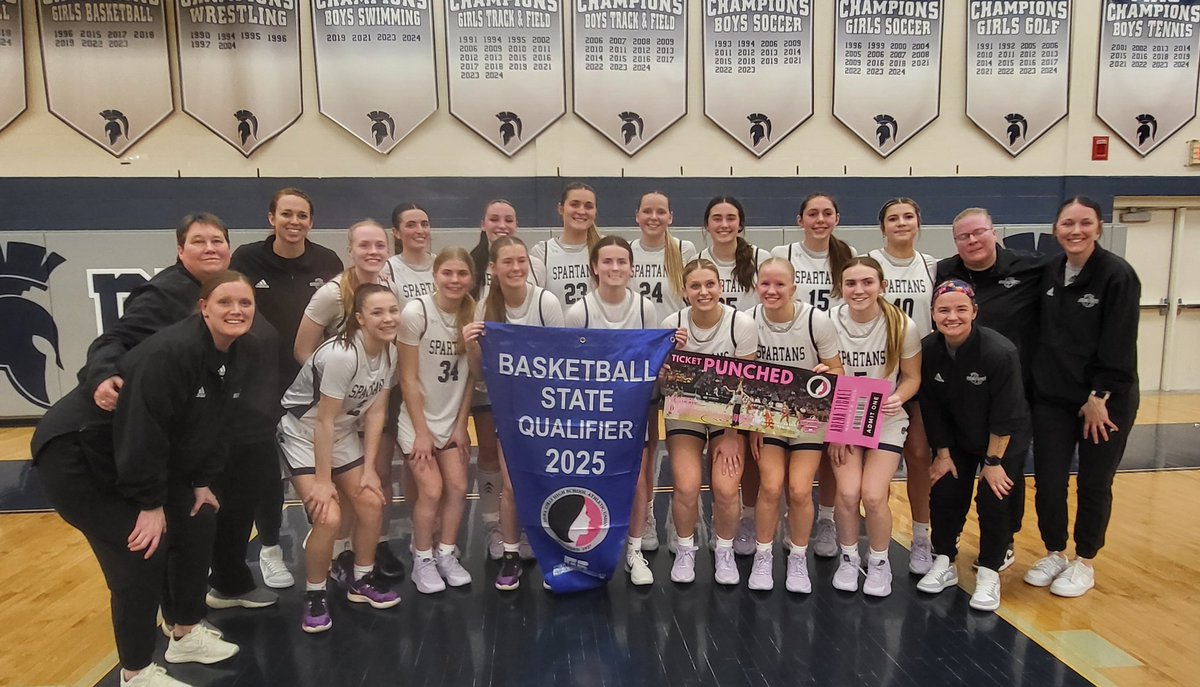 YOUR Pleasant Valley Spartans ARE:
MAC Champions 🏆 
Regional Champions 🏆 
IGHSAU 5A State Tournament Bound 
Spartan Nation PROUD!
#TicketPunched 
#SpartanNation