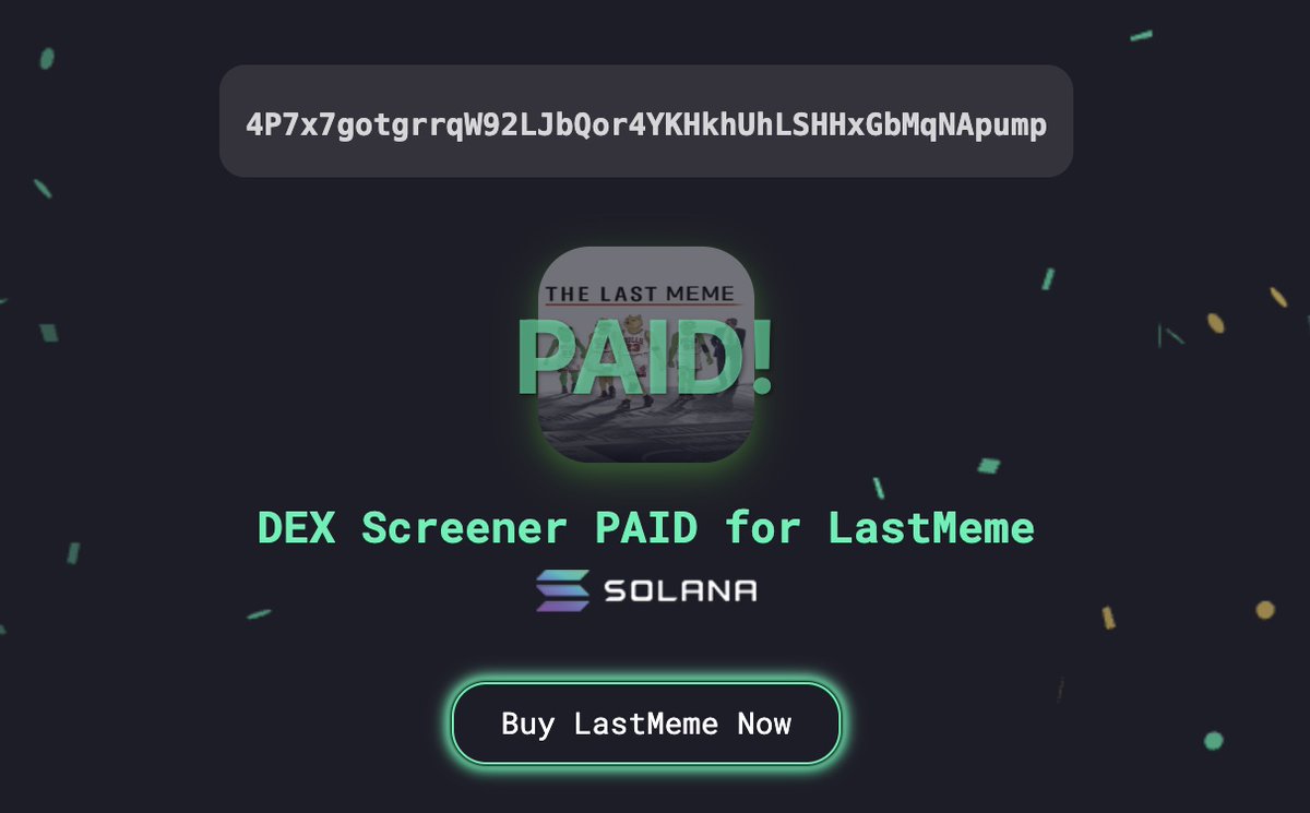 TheMemeDance's tweet photo. Dex Paid https://t.co/Po9j3QeGlf
