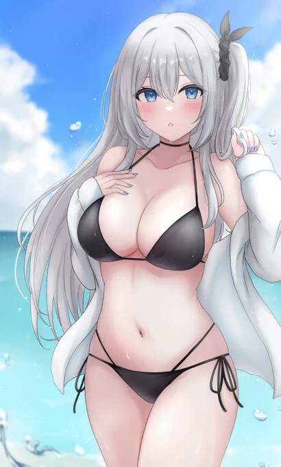 #寒い時こそ水着絵を貼ろう 