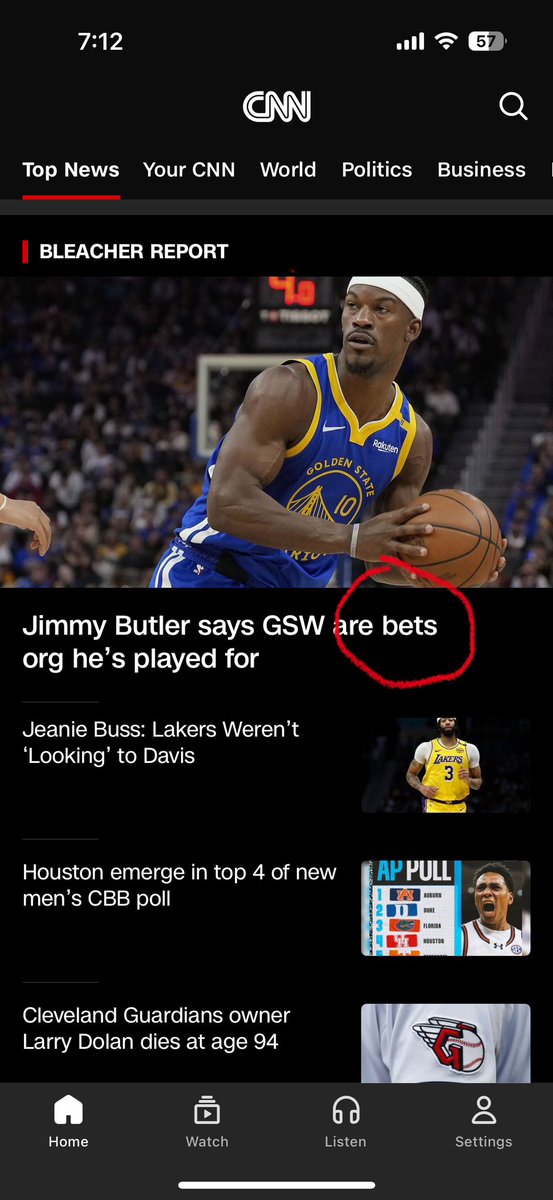 bouncingkittie's tweet photo. @CNN - Spelling error makes it seem like this guy and @GoldenStateWA are involved in sports gambling. Might want to correct. https://t.co/d6UqUcn1UT