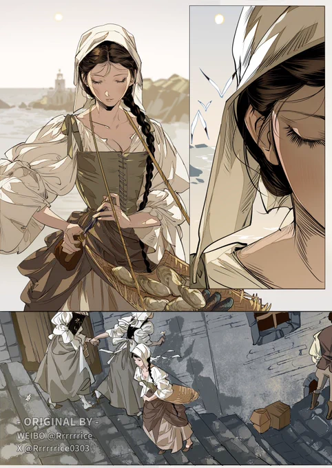 *Original Characters* Deaf oyster girl &amp; Siren