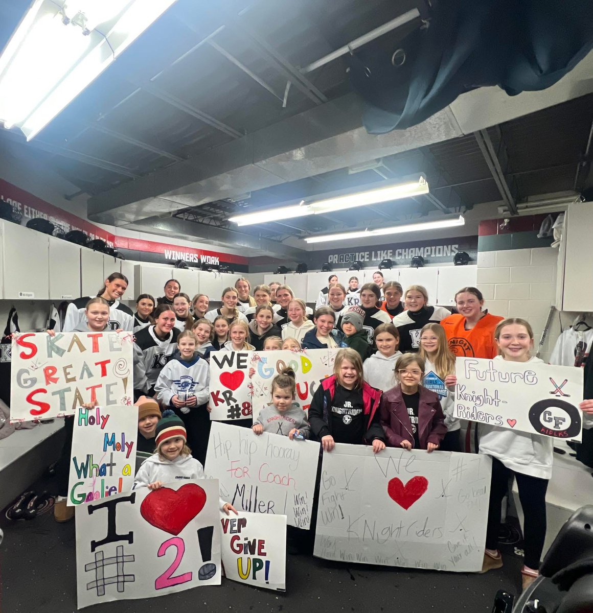 Thank you to our future knightriders for the support 🥰