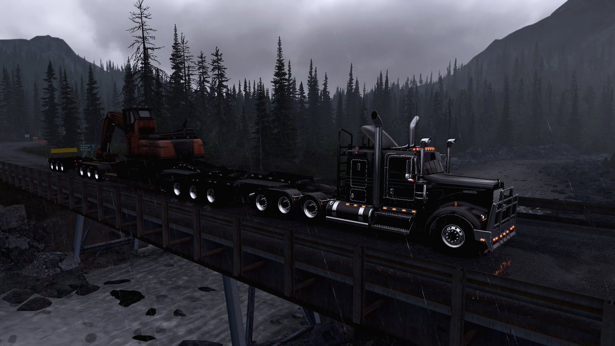 Aussie_Bushman's tweet photo. The Heavy Horses Haulin' Heavy Machinery out of Bralorne B.C Canada. Truck inspired by JF Logging out of B.C:
https://t.co/BjDBje016j (Not Affiliated)
#kenworth #bestcommunityever #jflogging #americantrucksimulator #ats #jonruda #customtrucks https://t.co/5LlGAb0uXi