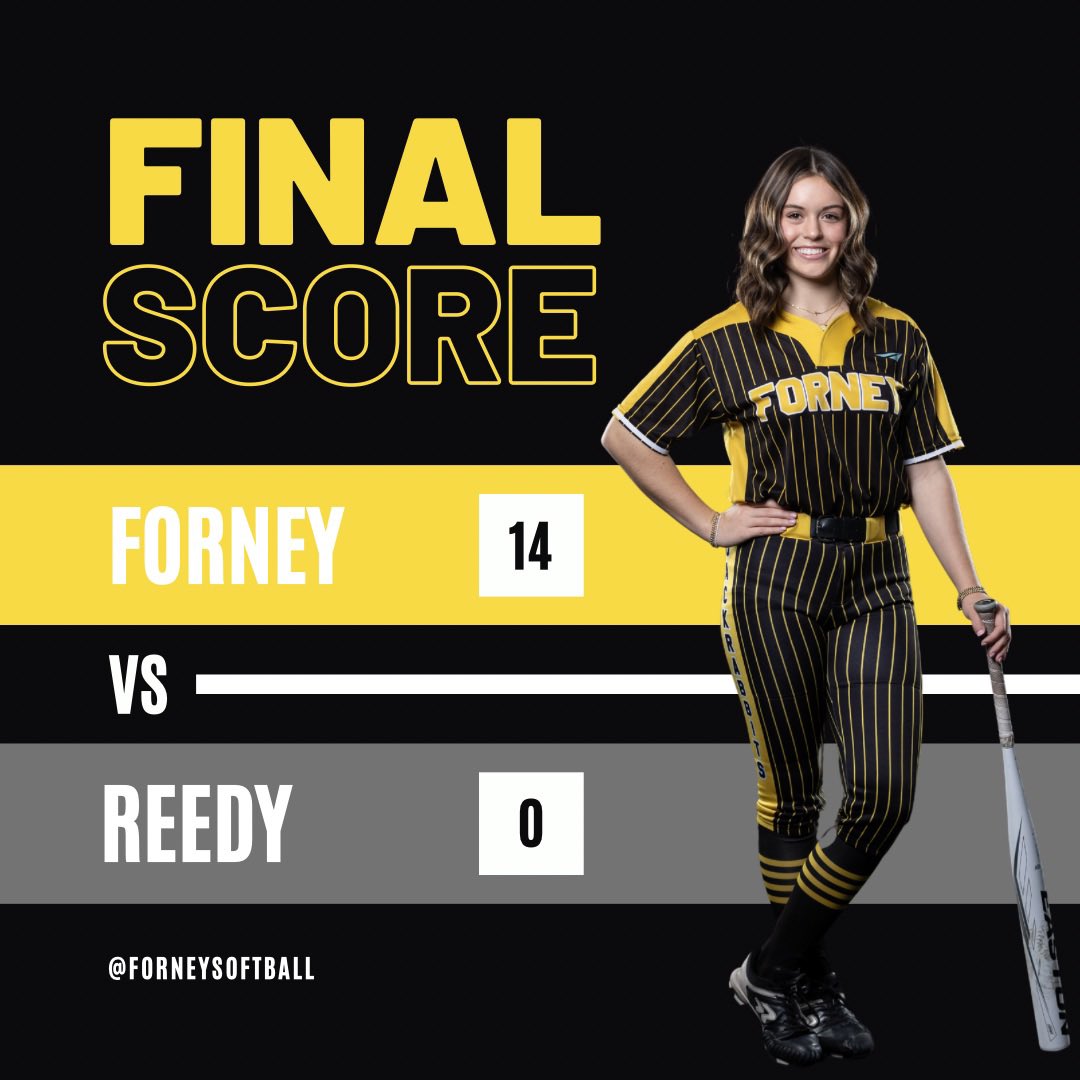 Forneysoftball's tweet image. Win #10 on the season😎 Home opener = success! 

Shout out to Domiana English for hitting a bomb tonight!💣 #DomBomb