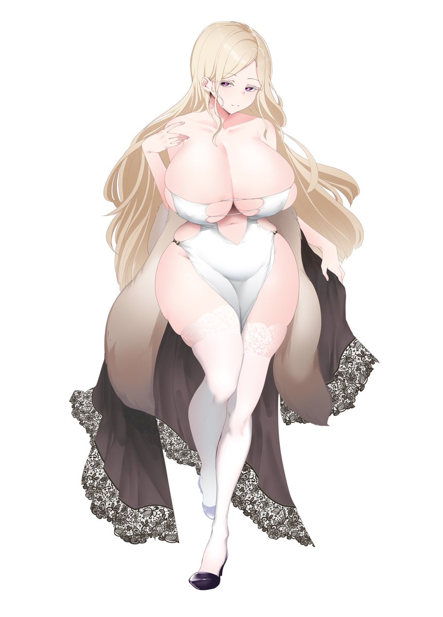 1枚目のキャラ、実は初期案は2枚目の衣装だったからif衣装として描きます 