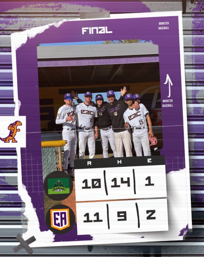🔥MONSTERS WIN🔥

<a href="/Drew_Heinze09/">Drew Heinze</a> W 3IP 1ER 1BB 4Ks

<a href="/Andrew_Lee_23/">Andrew Lee</a> 3-5 HR, 3B, 6RBIs and the walk off winner
<a href="/EastonSteenbak1/">Easton Steenbakkers</a> 1-4 3B, R
Izaiah Alvarado 1-3 3R