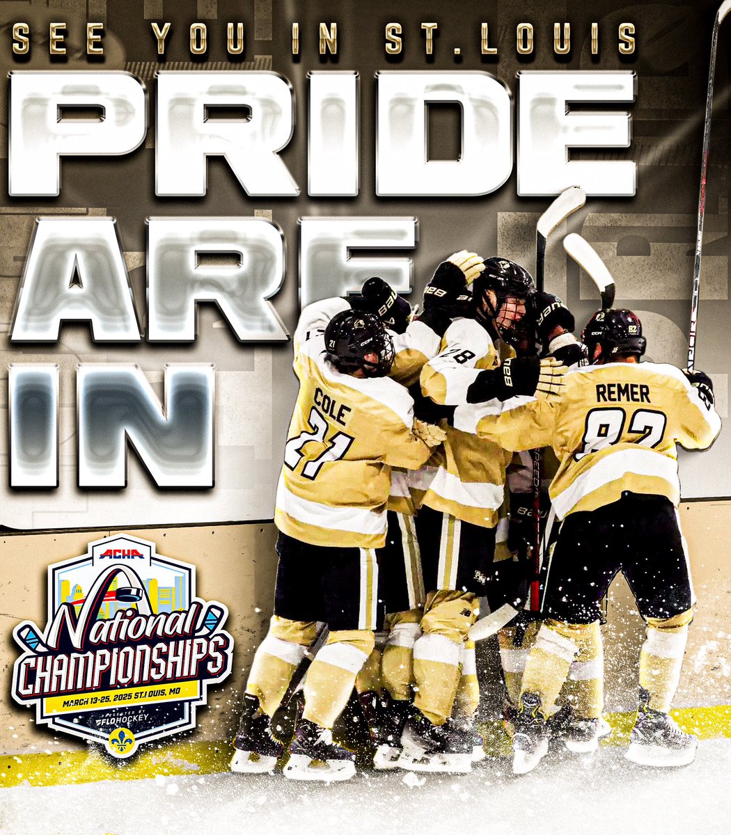 PRIDE ARE IN!!!!!! 🔥🔥🔥🔥
The <a href="/PNW_Hockey/">PNW Hockey M1</a> team earn their spot in the ACHA DI Hockey National Tournament as the 17-seed! They will take on the 16-seed Midland!

The Pride notch their second-straight appearance to the national tournament!
Congratulations!
#RoarPride 🦁