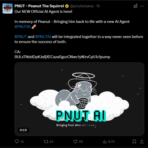 k_HOD12's tweet photo. This official post about $PNUTAI was deleted. 

Okay we just send it now guys, time to soar 

CA: BULsTNddDpKJafjXECazaSgozCNwc1yWzvCyU1z1pump

DYOR DYOR! https://t.co/siD43S0Faf