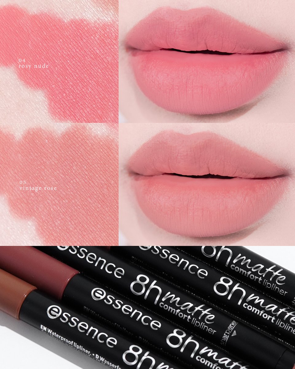 WatsonsThailand's tweet photo. สายปาดปากต้องมา! 💋 essence 8h matte comfort lipliner ทนกว่านี้มีอีกไหม?? เนื้อนุ่มๆ ลื่นๆ แต่พอเซตปุ๊บ! จบ!
😍ติดทนเว่อร์ ทากลอสทับยังไม่ไหลเลยนะคะแม่! 10/10 ไม่มีหัก
https://t.co/jmaH0W8367
#รีวิววัตสัน #essence #essencecosmetics #EssenceThailand https://t.co/lMkjXzatTh