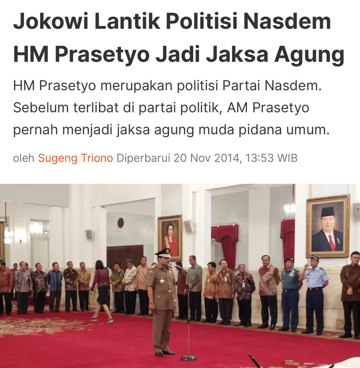 mazzini_gsp's tweet photo. Usut tuntas kasusnya Kerry Riza anak Riza Chalid. Keluarga mereka gak berhak dapat imunitas. Kejagung yg sekarang jangan mengulangi kesalahan Jaksa Agung AM Prasetyo saat kasus saham freeport tahun 2015 janji tangkap Riza Chalid gak ketemu.
Tiba 2018 Riza Chalid datang di acara NasDem yg mana Jokowi sbg presiden hadir juga di sana.

Pertanyaan publik soal peristiwa itu membuat Jaksa Agung AM Prasetyo turun tangan kasih penjelasan status hukum Riza Chalid sudah bersih, maka gak perlu ada penangkapan baginya.
Jaksa Agung yg dilantik lewat rekomendasi Nasdem juga beralasan, percakapan Riza Chalid, Setya Novanto dan Maroef Sjamsoeddin soal ngakalin saham 10% dari Freeport sudah lama dinyatakan hilang.