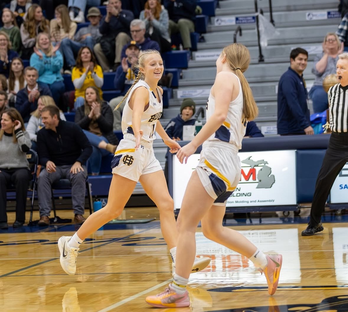 Regular season ✅ Finished 18-3.  Tourney time!!  Love my team🤩 Go Bucs! 💙💛