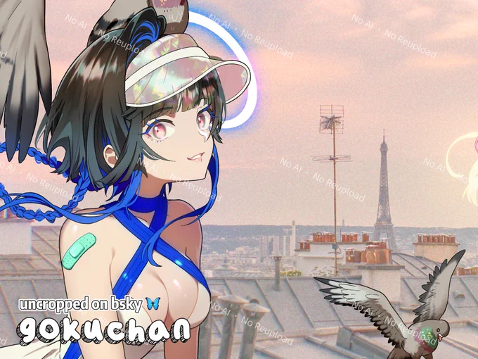  Full version on → gokuchanParisian roofsIllustration from for my Comiket 105 illustration doujinshi ~ 