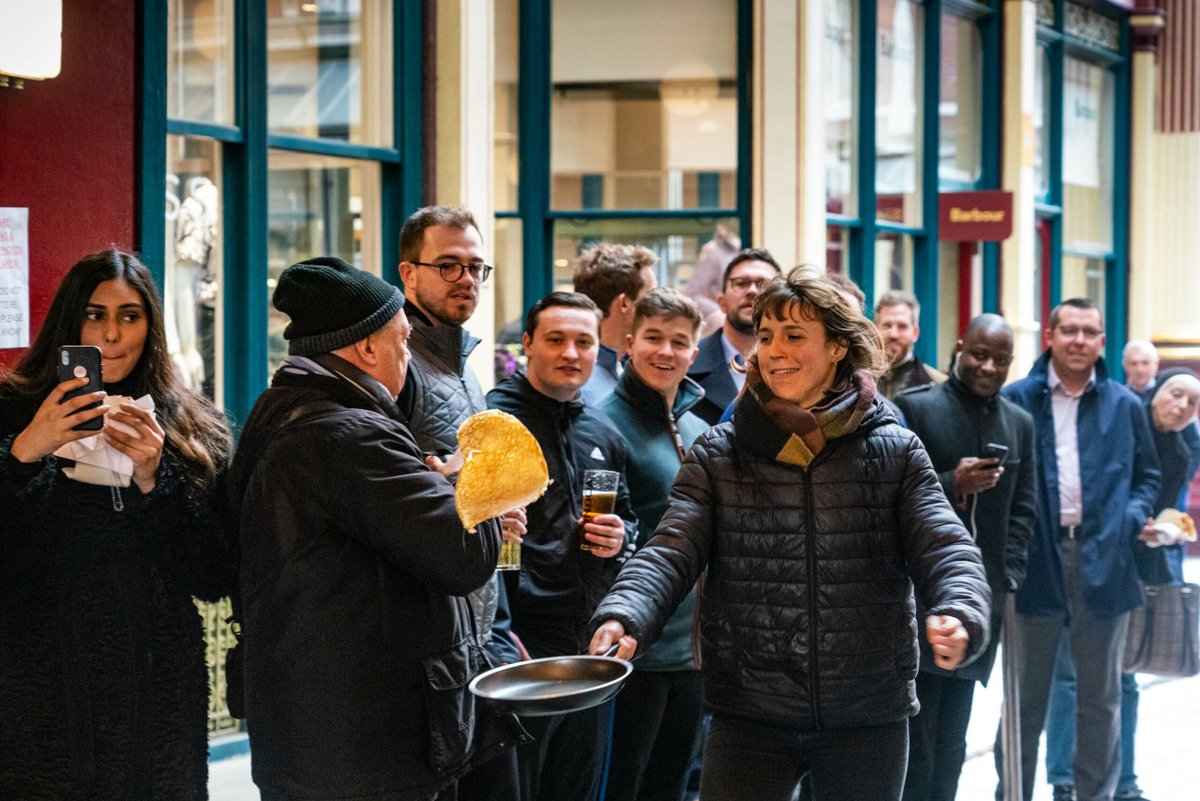 Eastern City BID (@easterncityldn) on Twitter photo Sign up for the Pancake Race at <a href="/LeadenhallMkt/">Leadenhall Market</a> on March 4 at 12:30pm! 🏆🥞 Free pancake for racers!
More info: ow.ly/Xu0250V6evG
📸David Parry/PA Media
#LeadenhallMarket #PancakeRace #ShroveTuesday Sign up for the Pancake Race at <a href="/LeadenhallMkt/">Leadenhall Market</a> on March 4 at 12:30pm! 🏆🥞 Free pancake for racers!
More info: ow.ly/Xu0250V6evG
📸David Parry/PA Media
#LeadenhallMarket #PancakeRace #ShroveTuesday