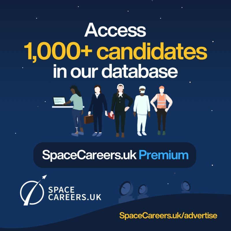 SpaceCareersUK's tweet photo. We have over 1,000 candidates in our database, all looking for a space job right now.

Search their profiles, and automatically share your job advert with them at the touch of a button.

Find out more about https://t.co/klJPnaP9cN Premium here 👉  https://t.co/ZJTpiWEJeq https://t.co/JQtgyAC8BE