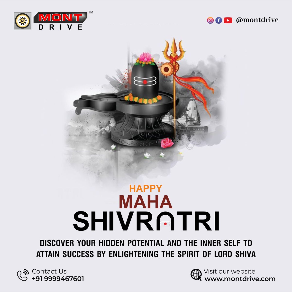 montdrivedelhi's tweet photo. ๐ฑ Wishing You a Blessed Maha Shivratri! ๐ฑ
On this sacred occasion of Maha Shivratri, the team of Mont Drive extends heartfelt wishes to you and your loved ones. ๐ฟโจ
๐ Om Namah Shivaya! ๐
#MontDrive #MahaShivratri #shivratri #HarHarMahadev #LordShiva #shivratriblessings https://t.co/a0yyF2WwIS
