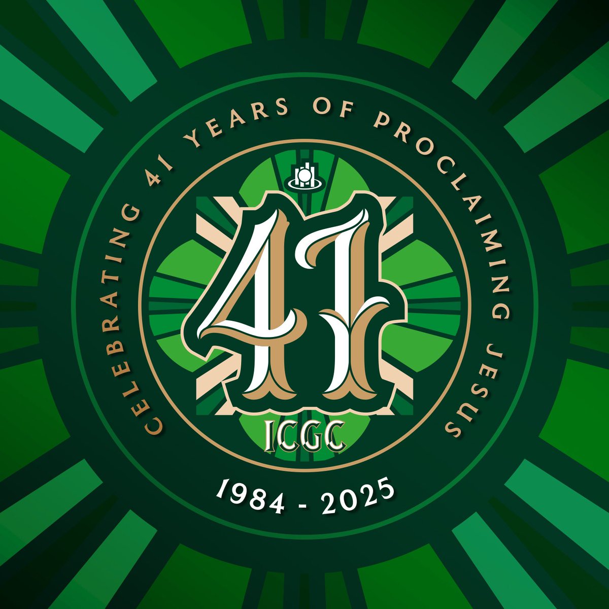 It’s 41 years of Raising Leaders, Shaping Vision and influencing society through Christ. To God be the glory!

#WeAreICGC