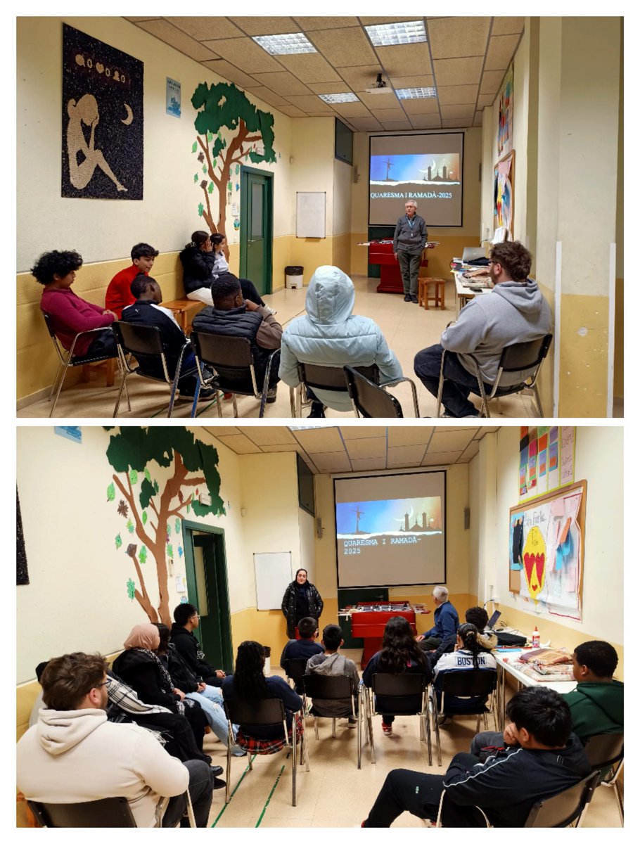 Aquesta setmana amb el C.O. d'Adolescent estem celebrant la Setmana Interreligiosa, on parlem sobre el ramadà i la Quaresma, que aquest any coincideixen en dates!!!

Agrair per la saviesa d'en Ramon i l'Asma per compartir amb nosaltres aquestes tradicions! Gràcies!!💫✨