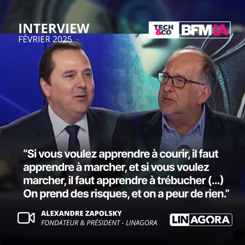 [ITW] <a href="/AlexZapolsky/">Alexandre Zapolsky</a> chez <a href="/bfmbusiness/">BFM Business</a>

"#LUCIE est un succès, tout le monde connait LUCIE"

1⃣LUCIE, + qu’un chatbot, elle incarne l’ambition française en #IA
2⃣Une IA en apprentissage w/ ses erreurs comme toute innovation
3⃣LUCIE poursuit son évolution

👉bfmtv.com/tech/intellige…
