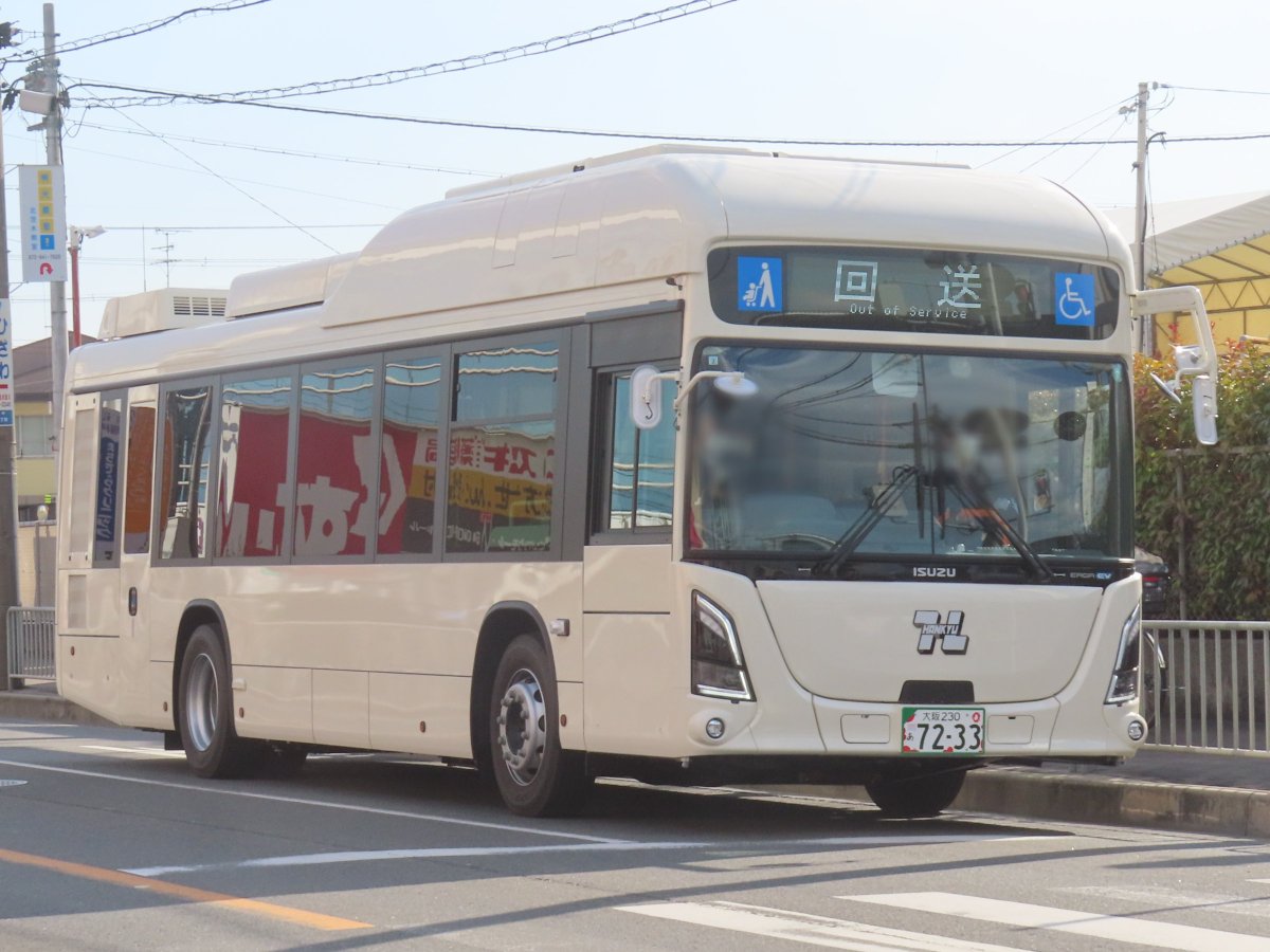 2/26 阪急バス 茨木(営)7232/7233 いすゞZAC-LV828L1 今日は··· 阪急