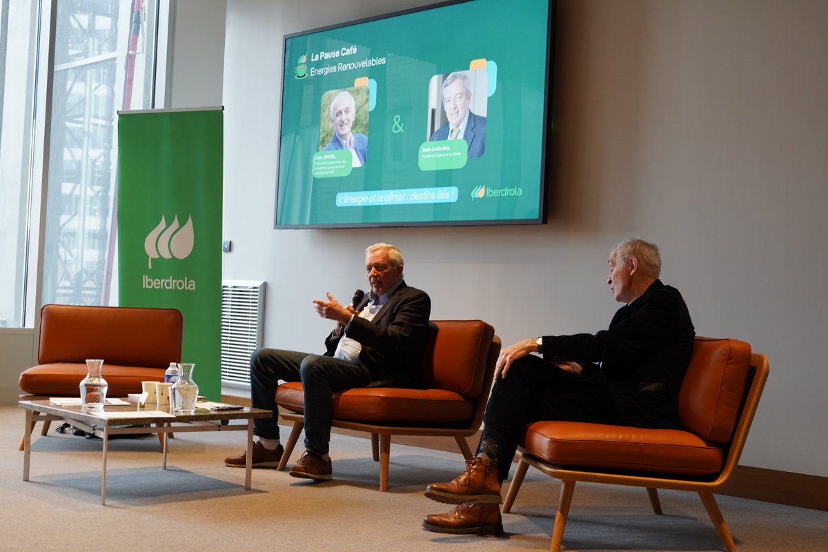 Iberdrola France (@iberdrolafr) on Twitter photo Energie et climat : destins liés🤝
Il y a quelques jours, nous avons accueilli Jean Jouzel, ancien VP du GIEC et Jean-Louis Bal, Président d’Agir pour le Climat lors de la Pause Café d'<a href="/iberdrolafr/">Iberdrola France</a>. 70 collaborateurs ont pu échanger avec eux sur les défis climatiques de demain👇 Energie et climat : destins liés🤝
Il y a quelques jours, nous avons accueilli Jean Jouzel, ancien VP du GIEC et Jean-Louis Bal, Président d’Agir pour le Climat lors de la Pause Café d'<a href="/iberdrolafr/">Iberdrola France</a>. 70 collaborateurs ont pu échanger avec eux sur les défis climatiques de demain👇