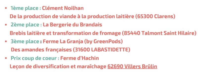 Prix de la plus belle ferme de France 2025 de <a href="/Co_Farming/">#CoFarming</a> et <a href="/Thierry_Agri/">Thierry Agriculteur d'Aujourd'hui</a> 

Avec Sophie Dias et <a href="/artepierre/">Pierre Girard</a>, fiers jurés, et le public, nous avons délibéré. Voici le palmarès : 
 .../