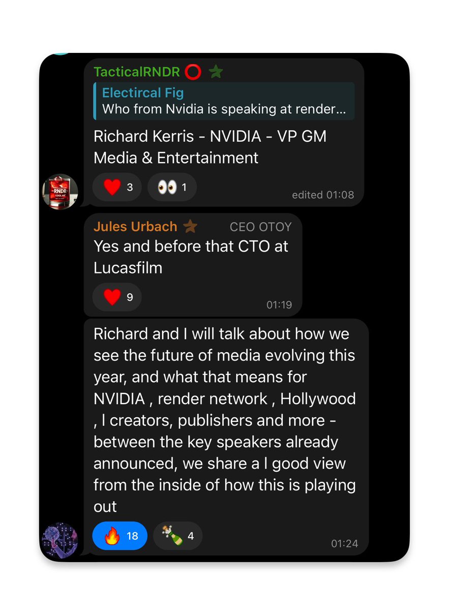 JayJayKan's tweet image. Some interesting and exciting things await us at #RenderCon

Many do not even understand that we are only at the beginning

$RENDER