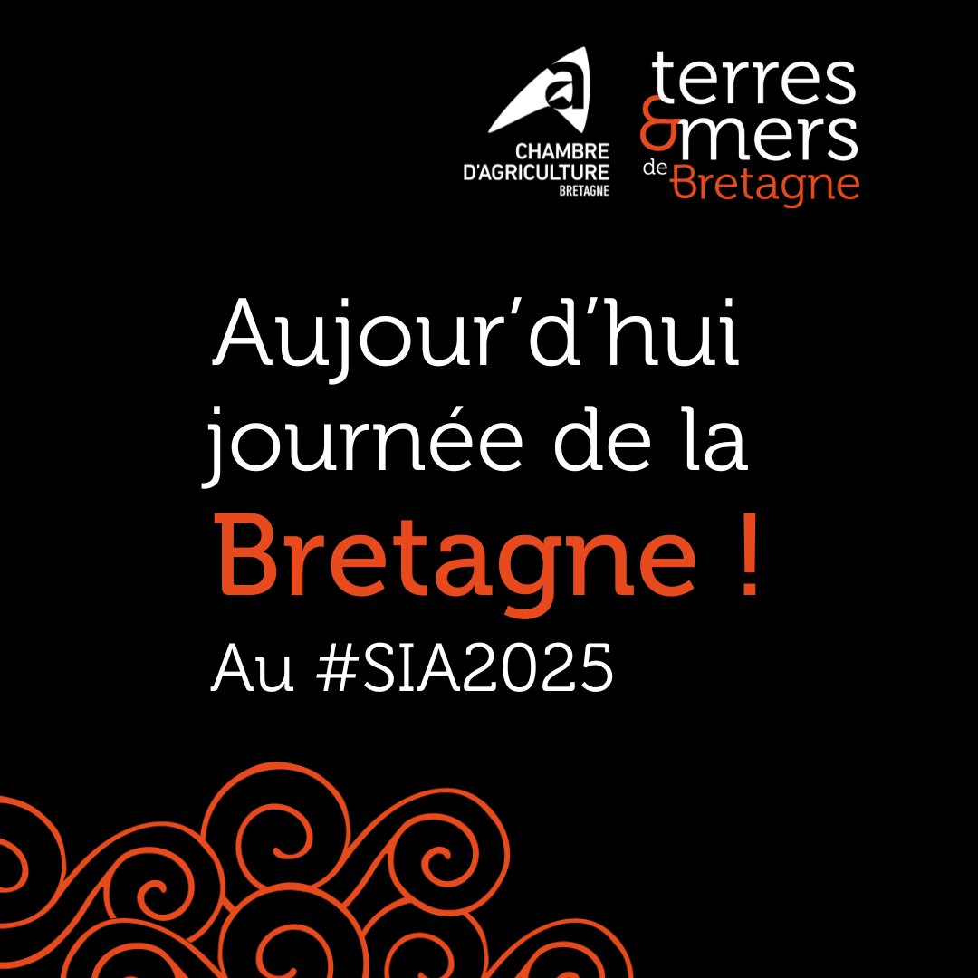 📍  Rendez-vous sur notre stand Terres et mers de Bretagne (Hall 3 - Stand A086) pour déguster des produits de saison 🍎🧅🦐 🥞 échanger sur les enjeux agricoles et alimentaires et rencontrer les acteurs qui font vivre l’agriculture bretonne.

@Région Bretagne