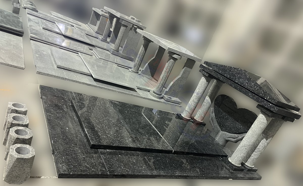 ✨ New Caledonia Style Tombstones 🇳🇨 ✨

These #tombstones are larger in size, requiring more space for display at our factory! 🏭📏

With their grand design and quality craftsmanship, these #monuments honor loved ones beautifully. 💙

📩 Contact us today for more details!