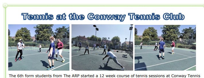 Just spotted this note on our WhatsApp group with <a href="/DurantsSchool/">Durants School</a> where they inform us how many students are participating in the weekly tennis sessions. And also they gave us a mention in a newsletter! We ❤️hosting them, and we're seeking funding to extend our outreach programme