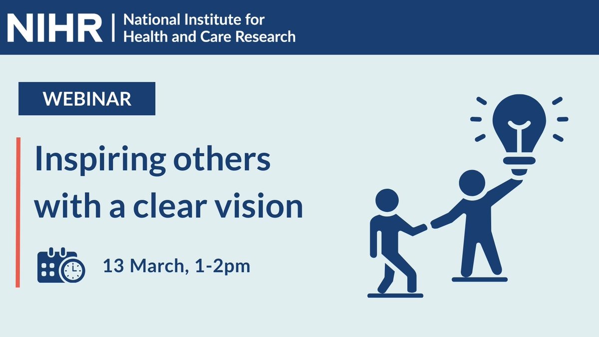 Learn how to inspire others at work at our webinar which outlines how leaders need a vision for the future that signals clarity, direction and is emotionally resonant.

🗓️ 13 March, 1-3pm
➡️ Register: zoom.us/webinar/regist…