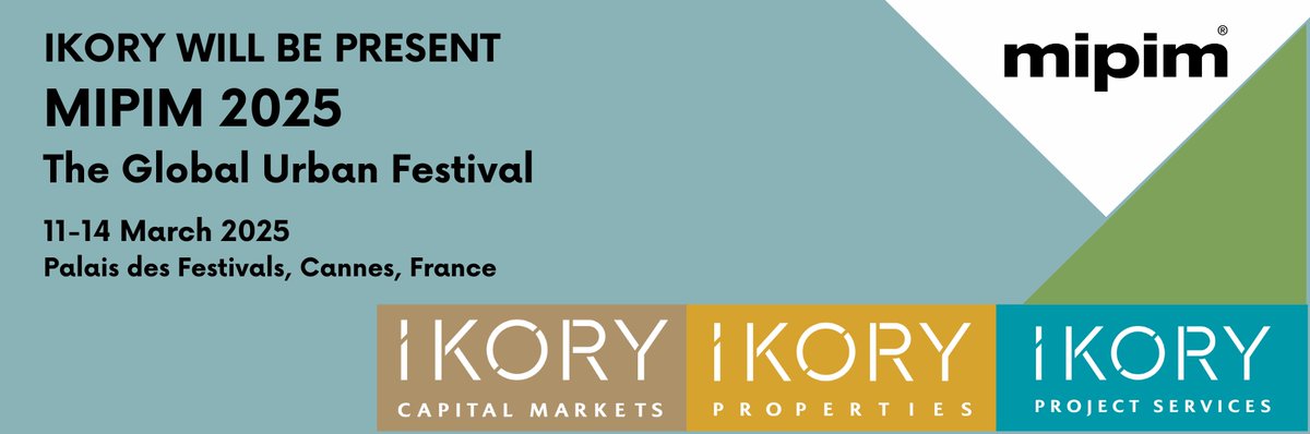 #MIPIM2025

📢 <a href="/IKORY_/">IKORY</a> sera présent au #MIPIM2025 !
🏠 RDV incontournable de l’immobilier.

Échangeons sur les tendances du marché et explorons de nouvelles opportunités !
📩 Prenez RDV👉 urlr.me/fATEMn

#Ikory #résidentiel #CapitalMarket #Properties #ProjectServices