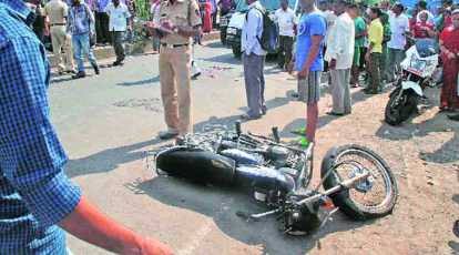 Two wheels, one life!

If there is no safety on a two-wheeler, you will walk on four wheels...
#RoadSafety