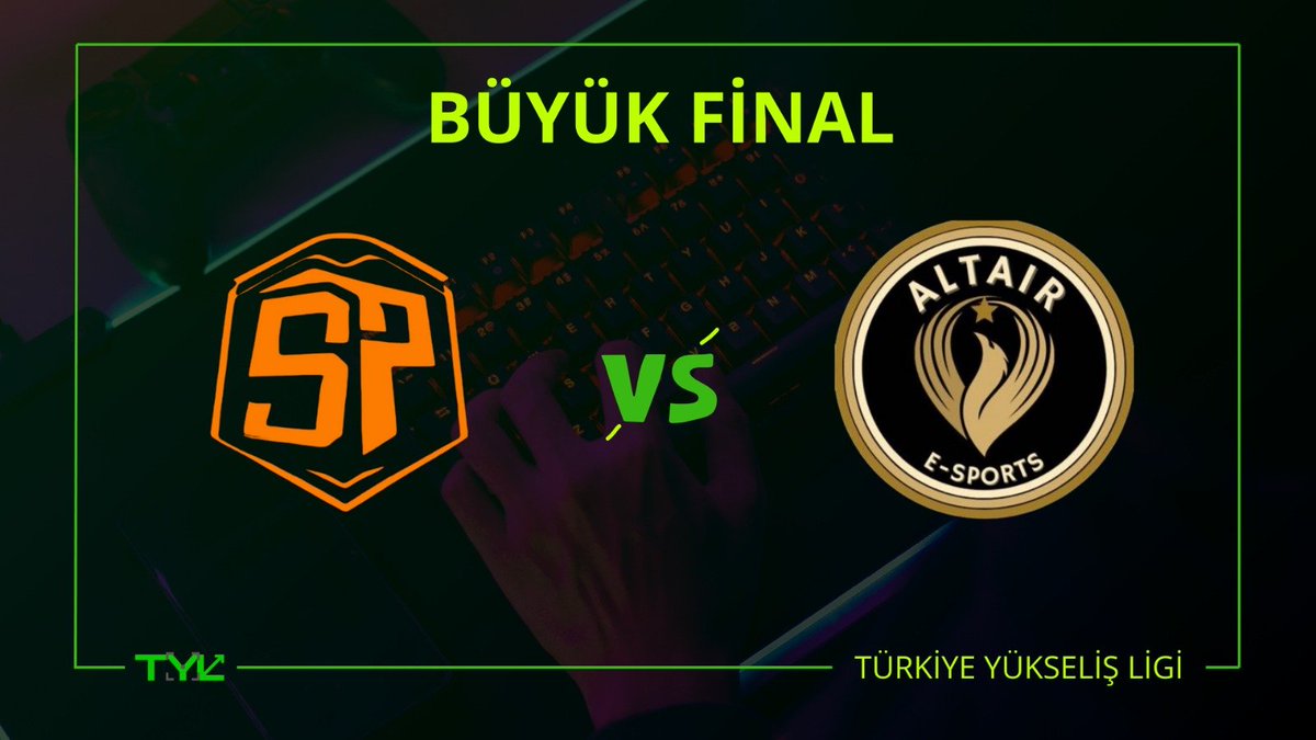 ❗️İŞTE BÜYÜK FİNAL❗️

📌Canını dişine takarak finale kadar yükselen 2 takım karşı karşıya geliyor. 

❓Bakalım bu büyük karşılaşmada kazanan hangi takım olacak?

⚔️@SPEsports2020 🆚<a href="/AltairEsportsTR/">Altair Esports</a>
⏰21.00
📺twitch.tv/chesteriv