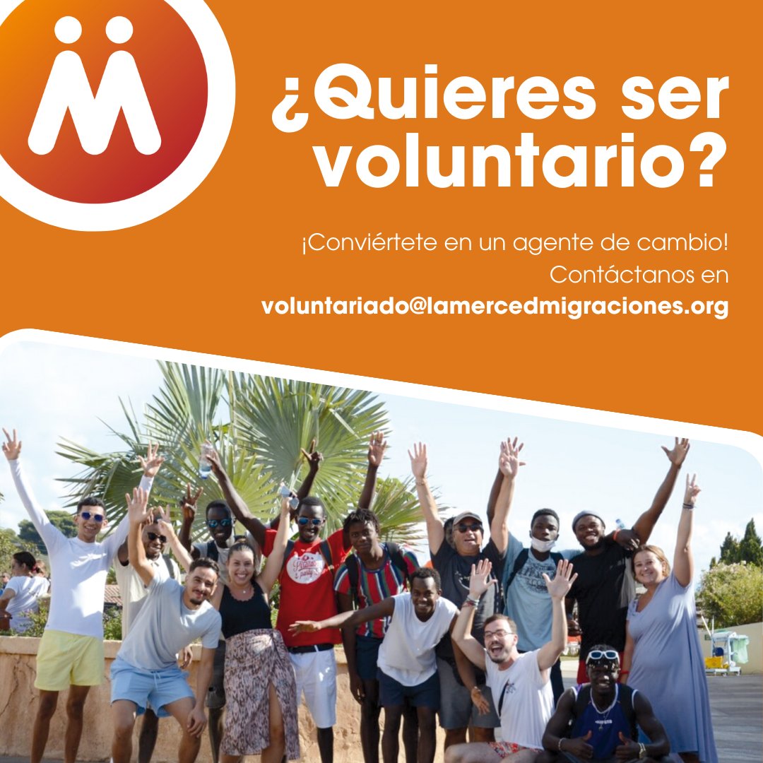 ¡Buscamos voluntarios en Madrid! 
Únete a La Merced Migraciones y ayuda a jóvenes solicitantes de asilo a mejorar su español y habilidades para su inserción laboral. 
📅 Reuniones: 5 y 12 de marzo
📍 C/ Castelar 17 (tardes)
📩 voluntariado@lamercedmigraciones.org
<a href="/FEVOCAM/">FEVOCAM</a>