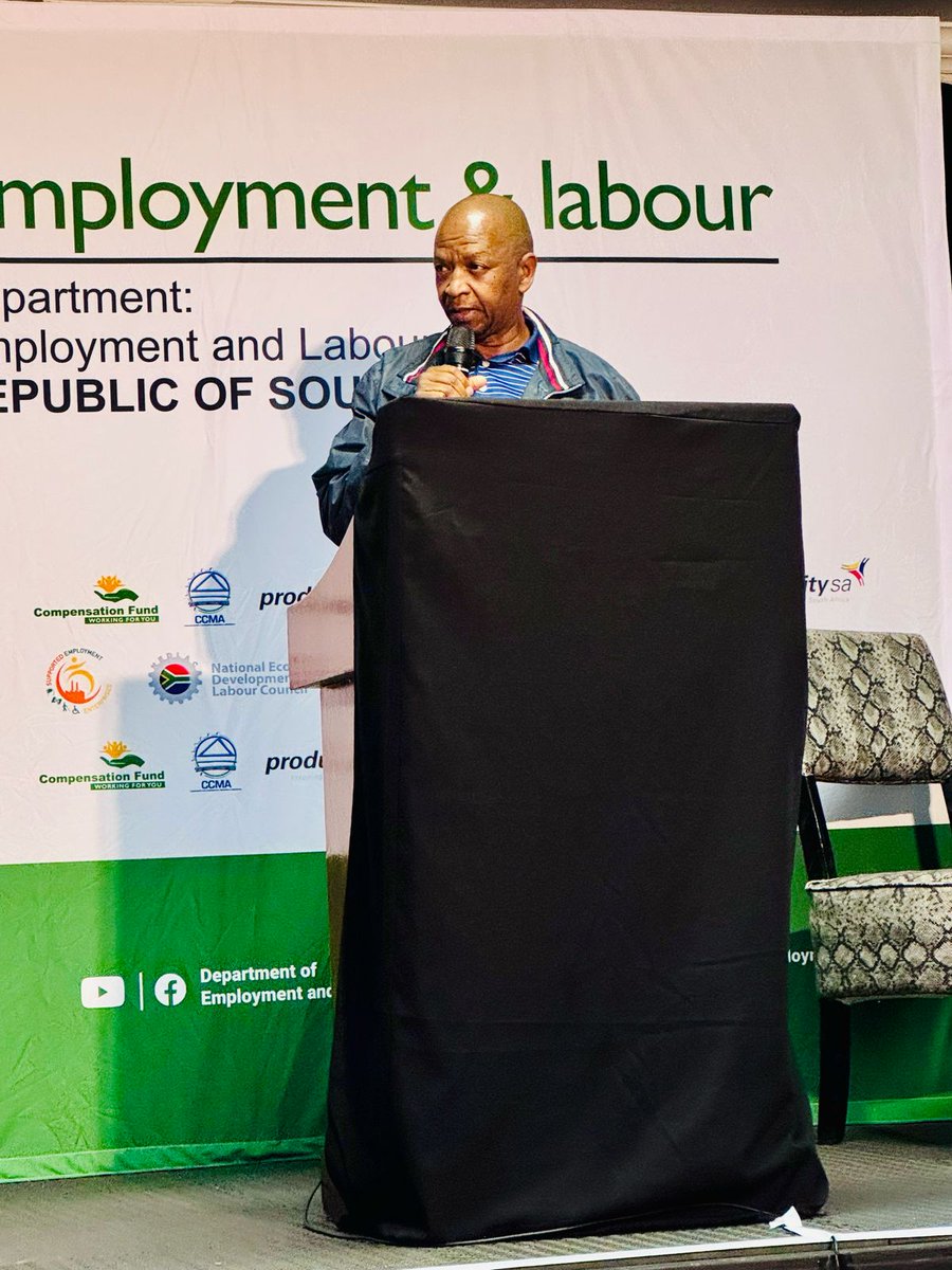 DmJomo's tweet image. [In Pictures] Messages of support from representatives from BUSA, SAFTU, NACTU, FEDUSA, COSATU, ILO and specialists in the OHS fraternity. 

#Yazini #ServicedeliveryZA #GovZAUpdates #OHSConference2025