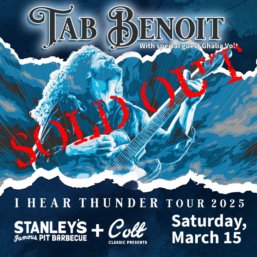 SOLD OUT SHOW No. 2 of 2025! 

Don’t sleep on these tickets y’all 
🎟️ prekindle.com/events/stanley…

2/28 Uncle Lucius SOLD OUT🔥
3/1 Silverada
3/4 Fat Tuesday Party 🥳 FREE
3/8 The Wilder Blue
3/15 Tab Benoit SOLD OUT🔥
3/27 Austin Meade
3/28 Matt Pryor
4/12 Carson Jeffrey

&amp; more! 🎉
