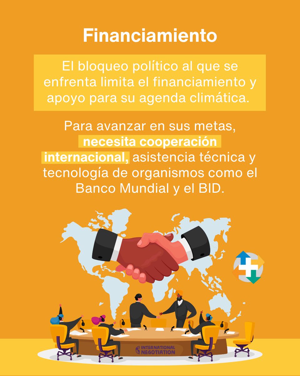 Te compartimos el contexto de la acción climática de Cuba🇨🇺, a partir del perfil de país desarrollado desde el iGST LAC Hub para conocer su situación.

Puedes consultar este perfil en nuestro sitio web: iniciativaclimatica.org/igst-lac-hub/