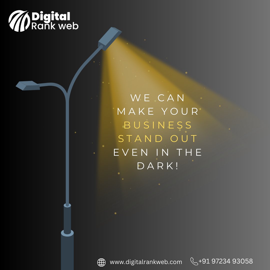 digitalrankweb's tweet photo. 💡 Your business deserves the spotlight!

We help brands stand out—even in the dark! 🚀 With expert branding &amp; marketing, we make sure your business gets noticed.
📞 Call us:9723498058

#Branding #Marketing #BusinessGrowth #StandOut #ShineBright https://t.co/E621piwUP2