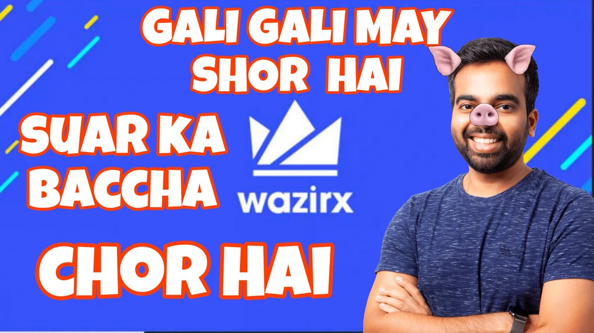 SUKESH DHINGRA (@sukki43) on Twitter photo <a href="/NischalShetty/">Nischal (Shardeum) 🔼</a> is a pig and a thief
Who all agree
1 comment and tag nischal
2 share ✍️ to reach authorities
3 like ❤️ to motivate to create more such posts <a href="/NischalShetty/">Nischal (Shardeum) 🔼</a> is a pig and a thief
Who all agree
1 comment and tag nischal
2 share ✍️ to reach authorities
3 like ❤️ to motivate to create more such posts