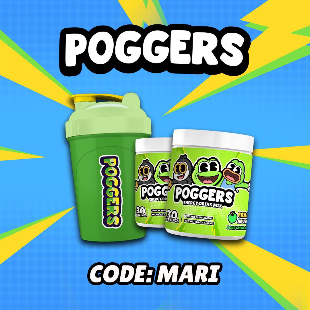 "mari" (@m9ribel) on Twitter photo Officially a <a href="/PoggersShop/">POGGERS® 🐸</a> affiliate! Use promo code: MARI at checkout for 10% off your order!😝😝
URL: poggerslifestyle.com/MARI Officially a <a href="/PoggersShop/">POGGERS® 🐸</a> affiliate! Use promo code: MARI at checkout for 10% off your order!😝😝
URL: poggerslifestyle.com/MARI