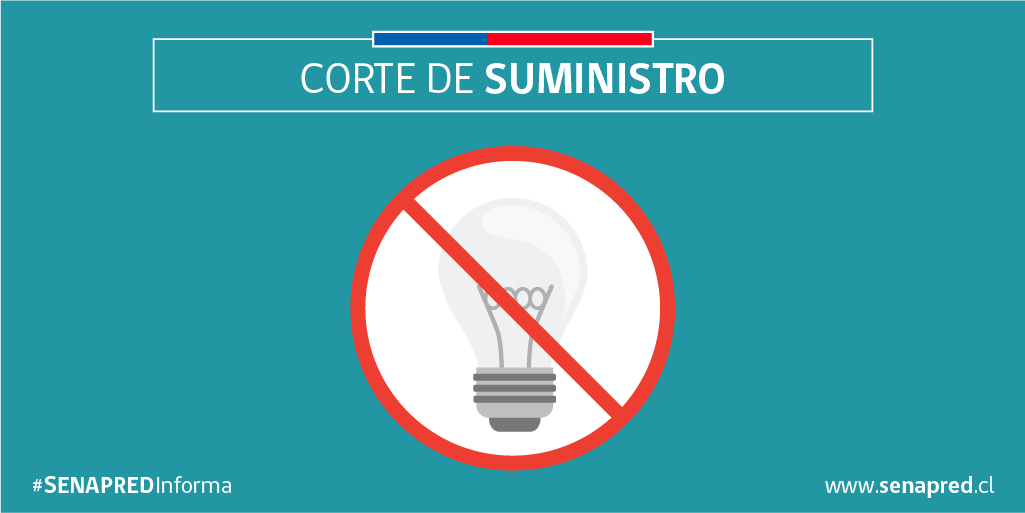 #SENAPREDinforma Alteración de suministro de electricidad (amplía información). Más información en:senapred.cl/informate/even…