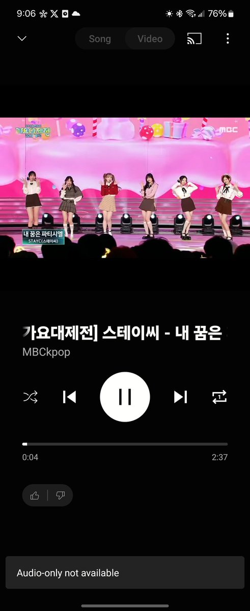 saintseeun's tweet photo. this is why youtube music was created https://t.co/ktEEwdpZnB