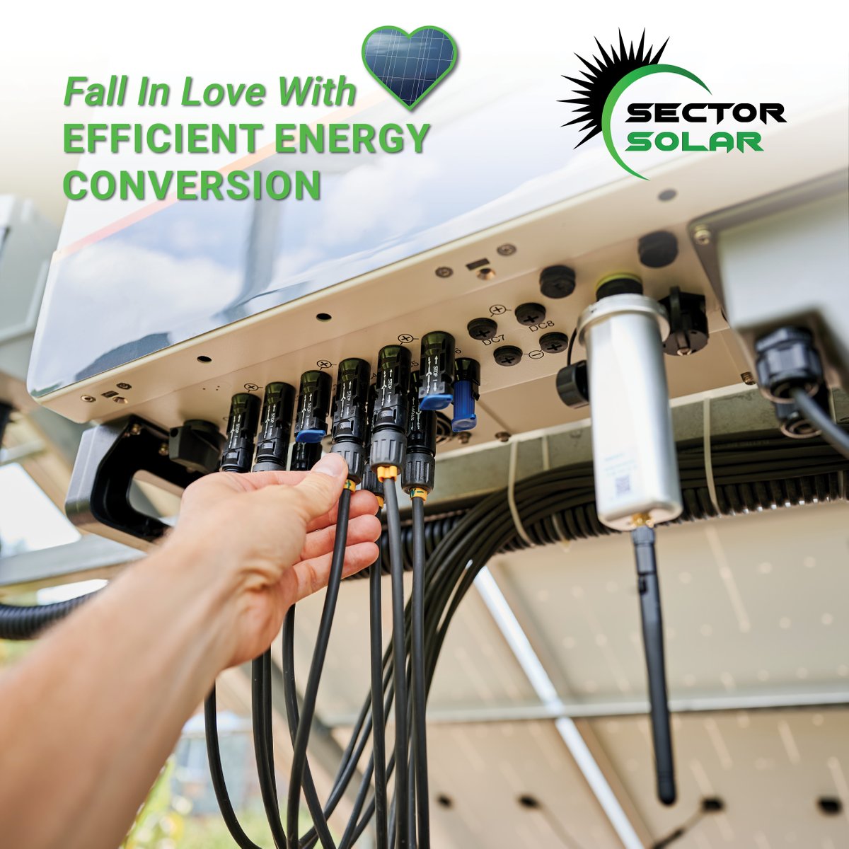 Experience efficient energy conversion with our advanced inverters, designed to get the most out of your solar panels - Contact us to learn more! 🌞❤️ 
 
Contact us now: sectorsolar.co.za