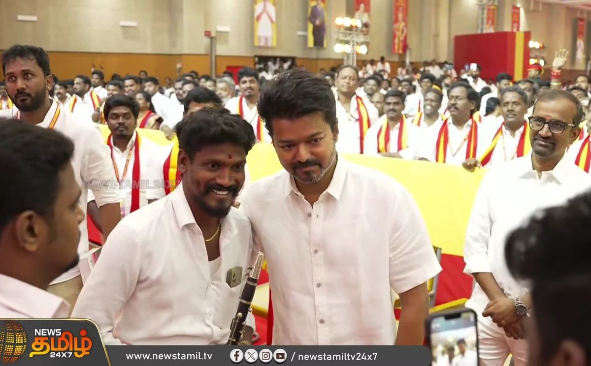Actor_Vijay's tweet photo. Clicks from the event @TVKVijayHQ !

#இரண்டாம்_ஆண்டில்_தவெக https://t.co/lLOcURRxYg