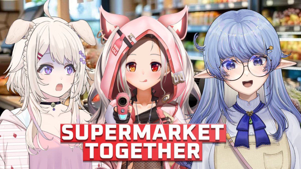 opening THE supermarket with <a href="/kannatamachi/">Kannachi 🍳</a> &amp; <a href="/lilianavampaia/">Liliana Vampaia (吸血鬼 リリアナ) 🍅🦇 【VOGI】</a> tonight!!

surely you'll shop at our market right? 
live at 26th Feb @ 7pm GMT+7