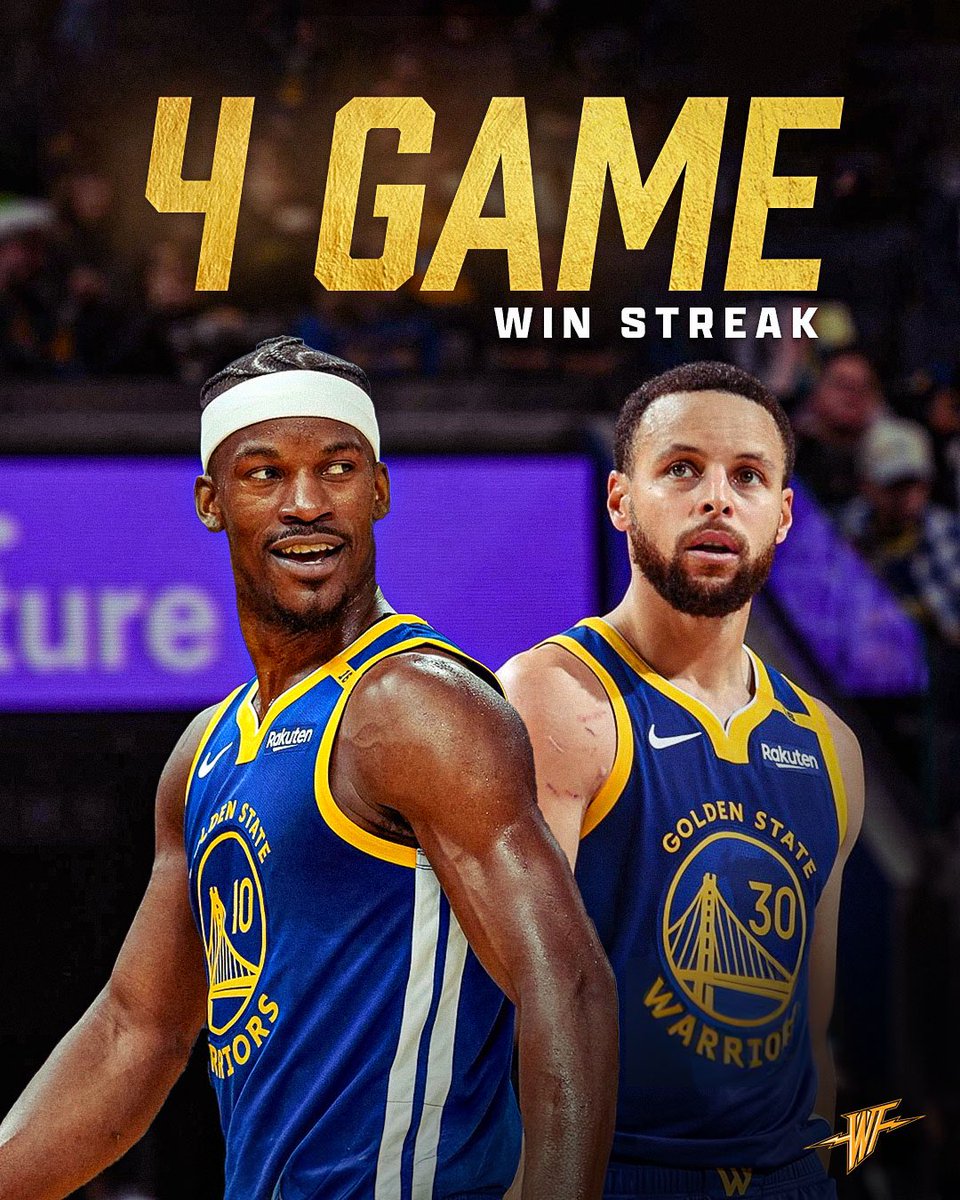 THE WARRIORS ARE STREAKING 🔥