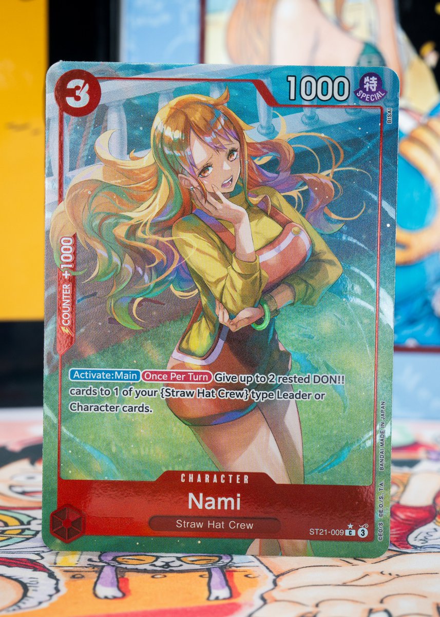 ONEPIECE_tcg_EN's tweet photo. OPCG Starter Deck EX -GEAR5- [ST-21] CARD REVEALS:
One Piece Pirates!
Here’s more full art versions of the new Character cards in this deck!
Check out Stussy, Sentomaru, Tony Tony Chopper, and Nami!
Release: March 14
Details: https://t.co/8BM0wM2IyL
#ONEPIECE
#onepiececardgame https://t.co/WZeBBuX7FP